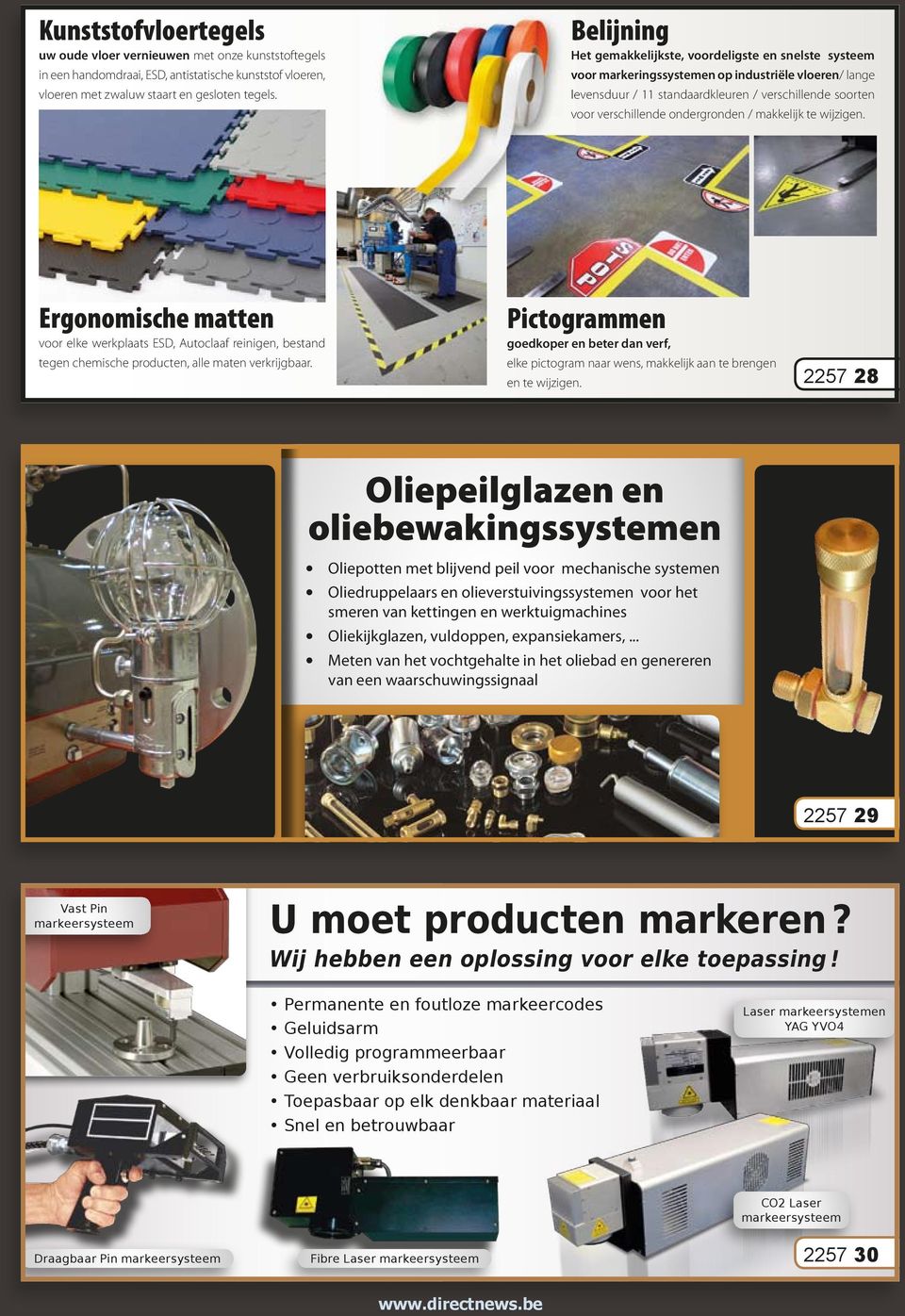 ondergronden / makkelijk te wijzigen. Ergonomische matten voor elke werkplaats ESD, Autoclaaf reinigen, bestand tegen chemische producten, alle maten verkrijgbaar.