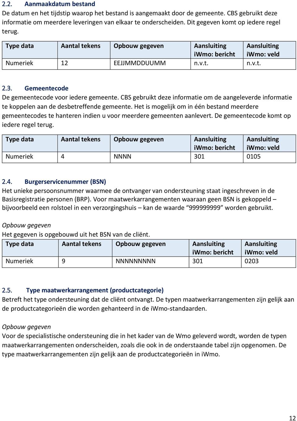 Gemeentecode De gemeentecode voor iedere gemeente. CBS gebruikt deze informatie om de aangeleverde informatie te koppelen aan de desbetreffende gemeente.