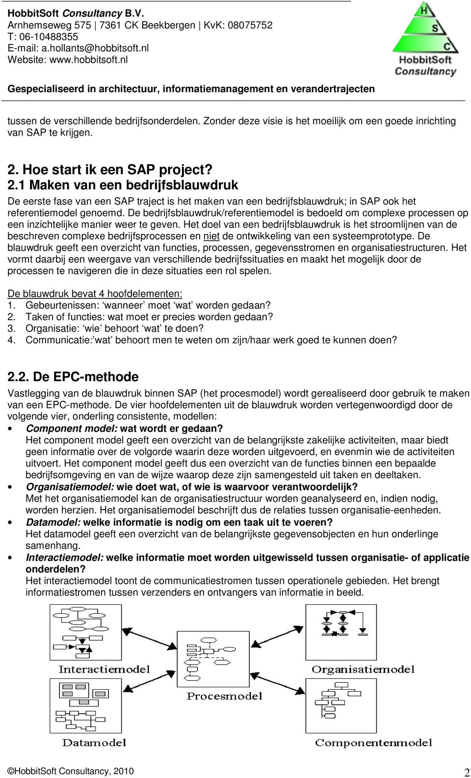 De bedrijfsblauwdruk/referentiemodel is bedoeld om complexe processen op een inzichtelijke manier weer te geven.