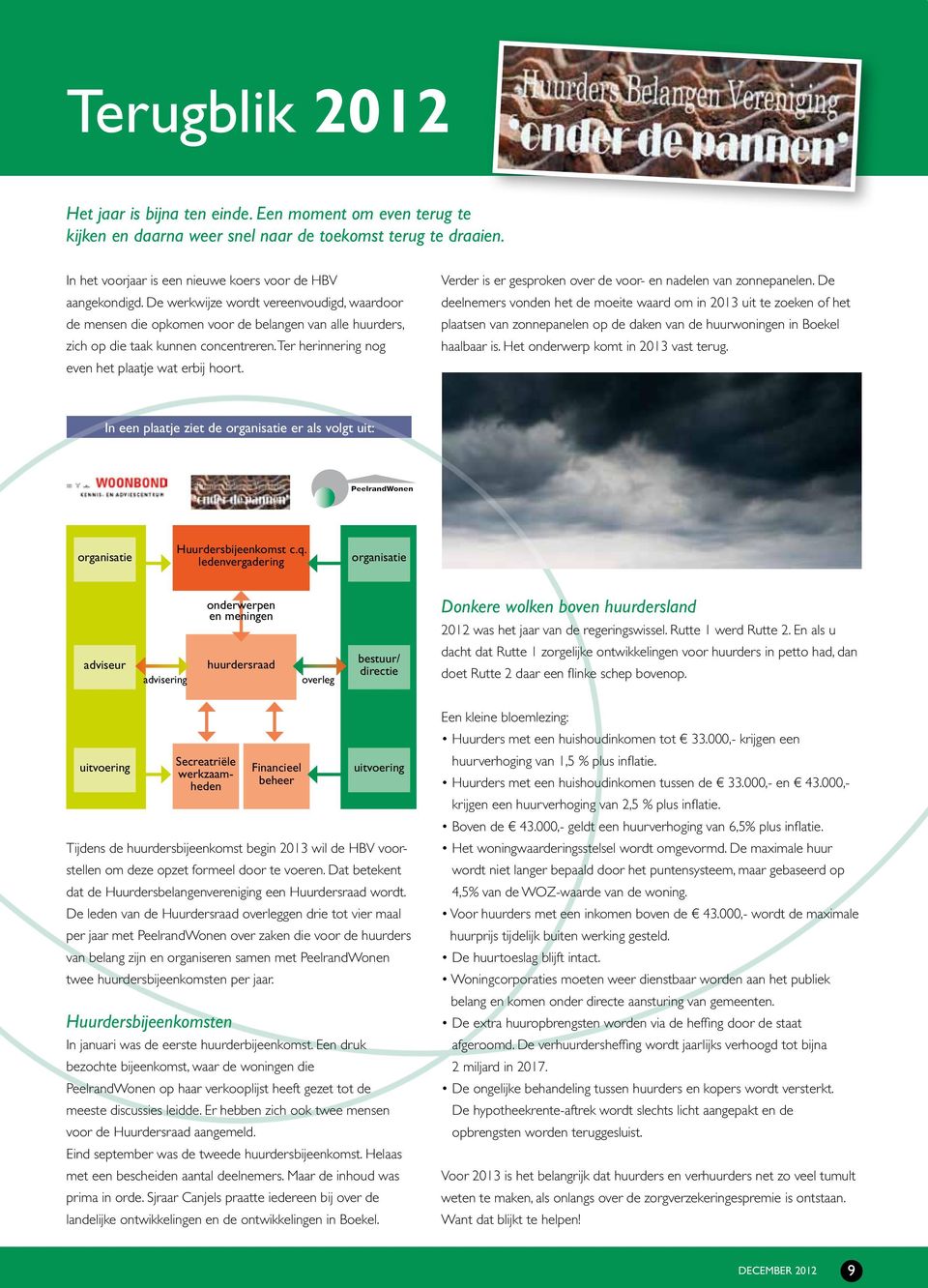 Verder is er gesproken over de voor- en nadelen van zonnepanelen.