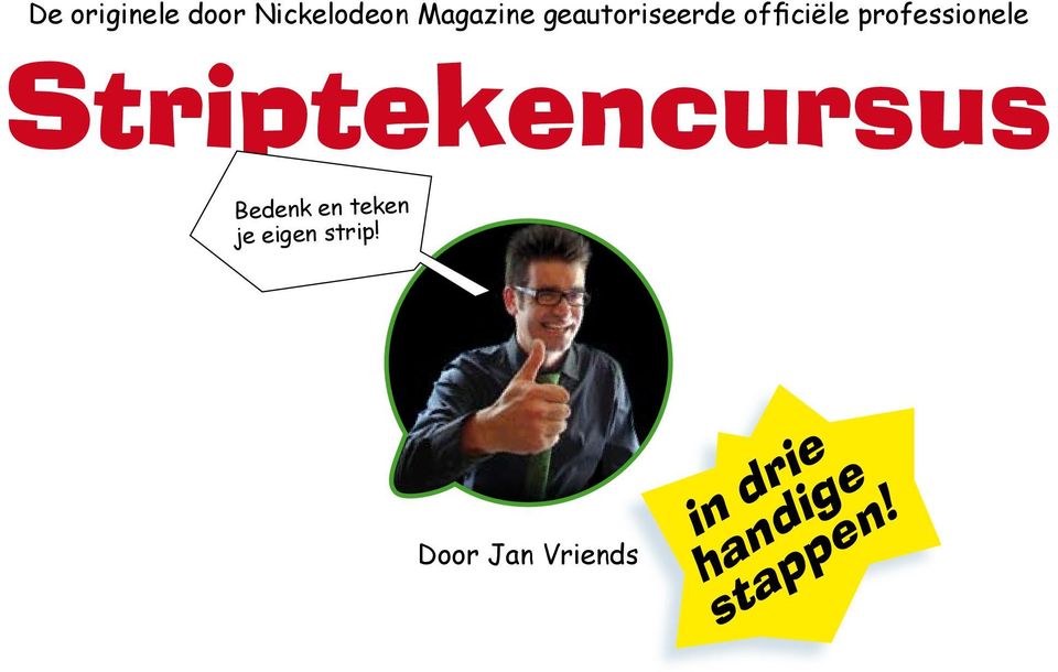 Striptekencursus Bedenk en teken je eigen