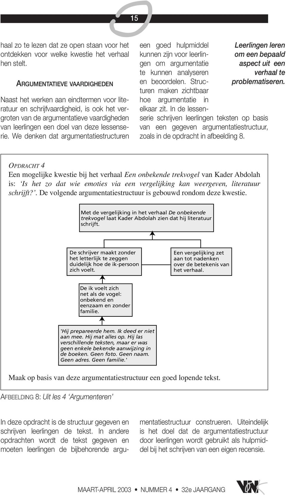 We denken dat argumentatiestructuren een goed hulpmiddel kunnen zijn voor leerlingen om argumentatie te kunnen analyseren en beoordelen.