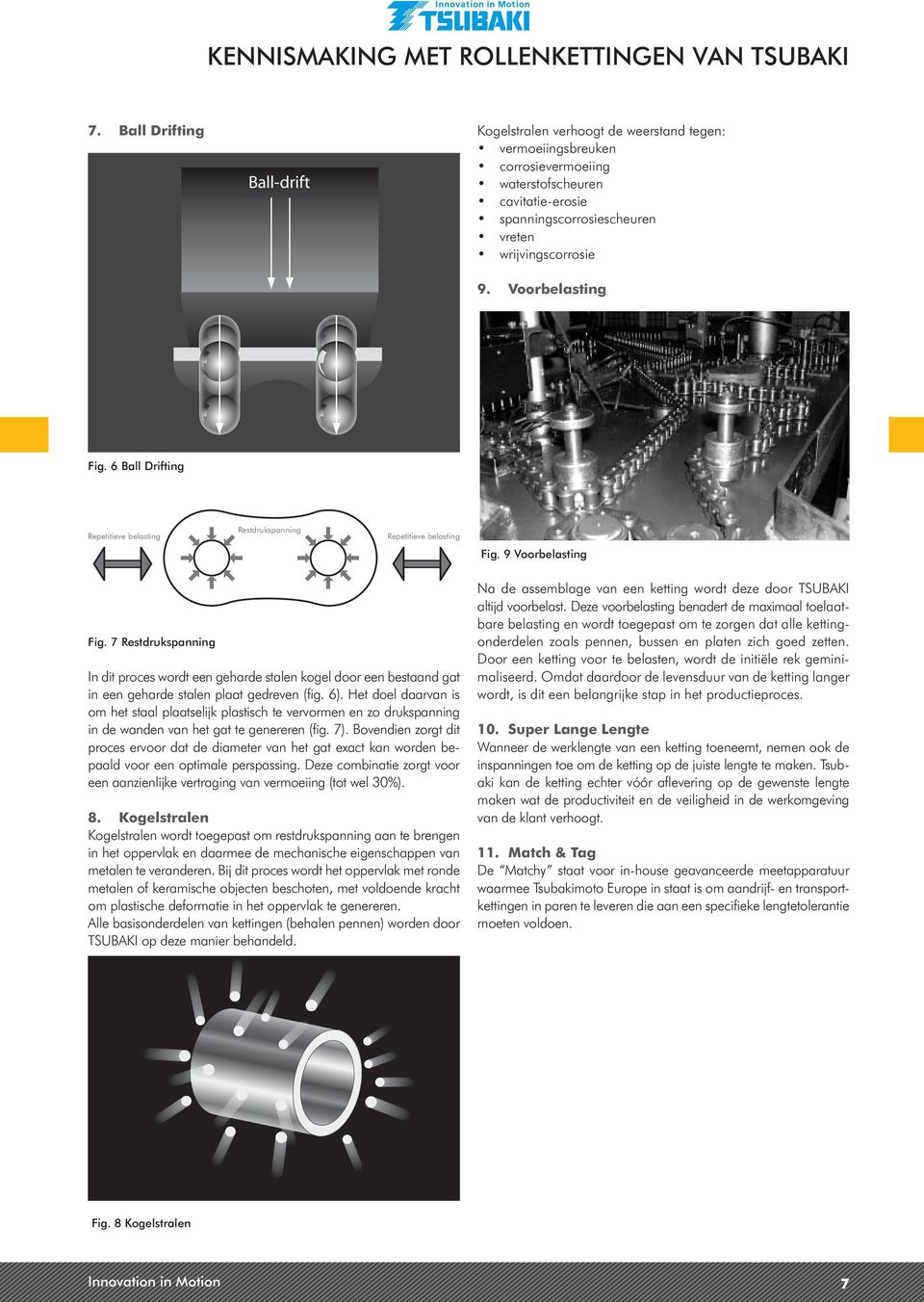 Voorbelasting Fig. 6 Ball Drifting Reetitieve belasting Restdruksanning Reetitieve belasting Fig. 9 Voorbelasting Fig.