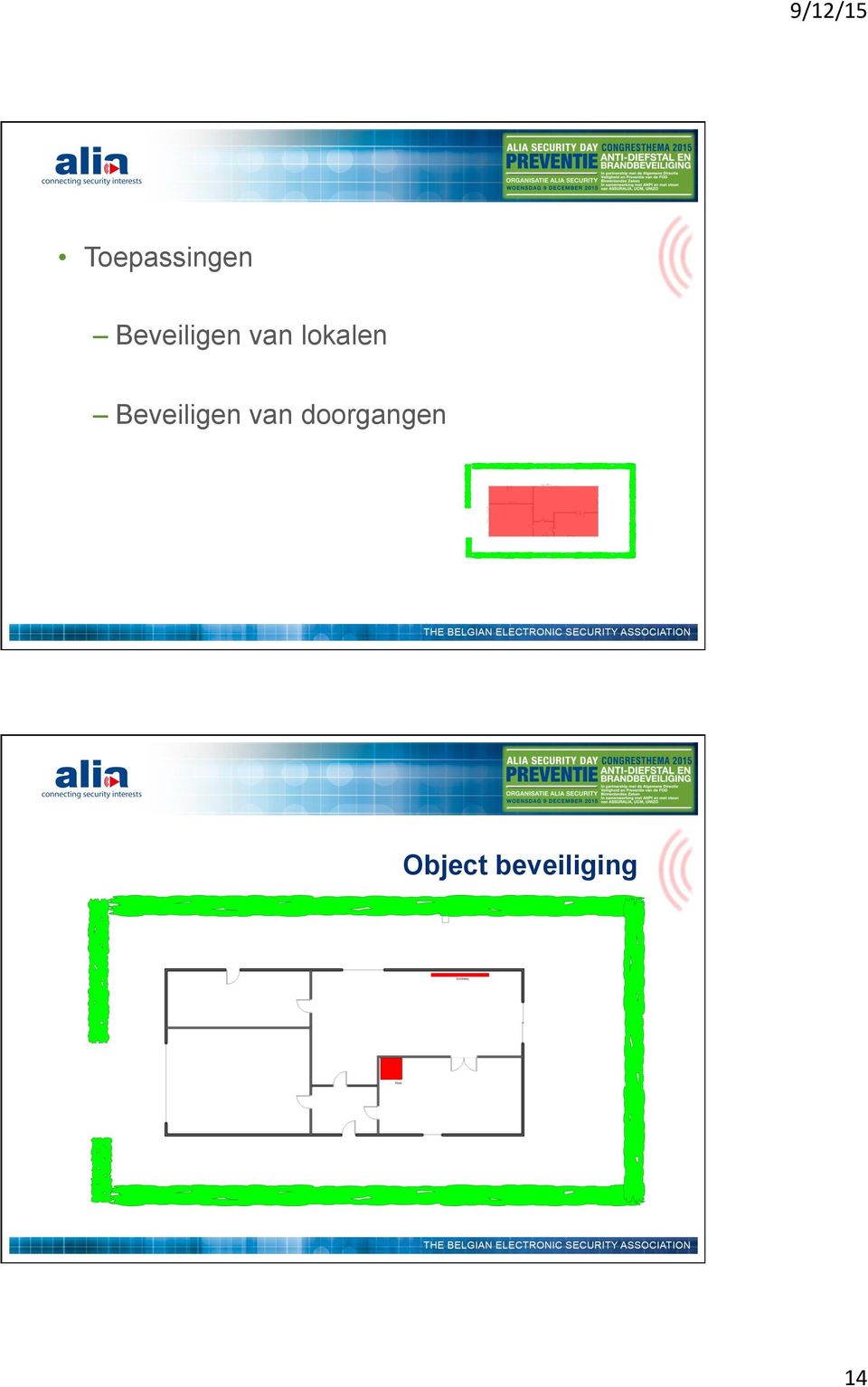 lokalen  doorgangen