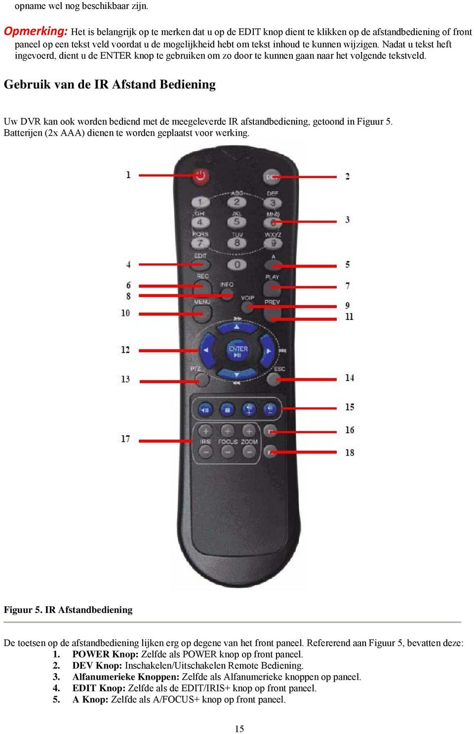 wijzigen. Nadat u tekst heft ingevoerd, dient u de ENTER knop te gebruiken om zo door te kunnen gaan naar het volgende tekstveld.