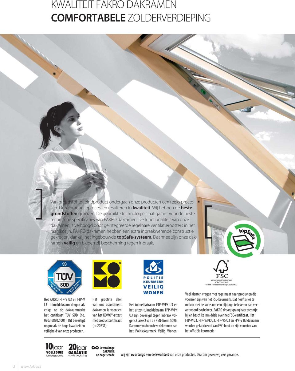 De functionaliteit van onze dakramen is verhoogd door geïntegreerde regelbare ventilatieroosters in het raamkozijn.