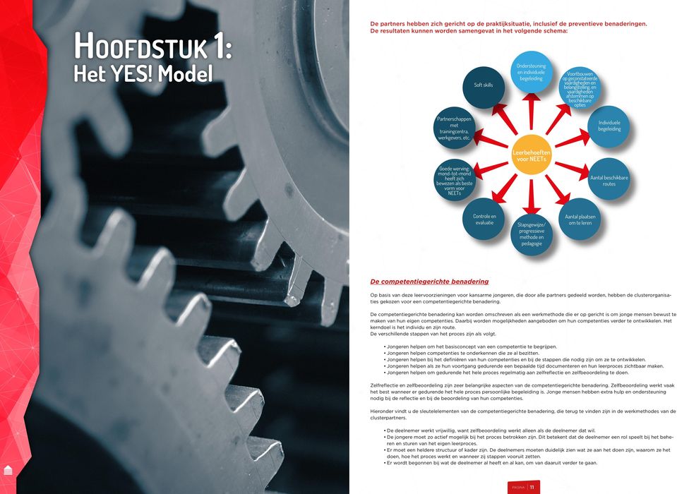 afstemmen op beschikbare opties Partnerschappen met trainingcentra, werkgevers, etc.