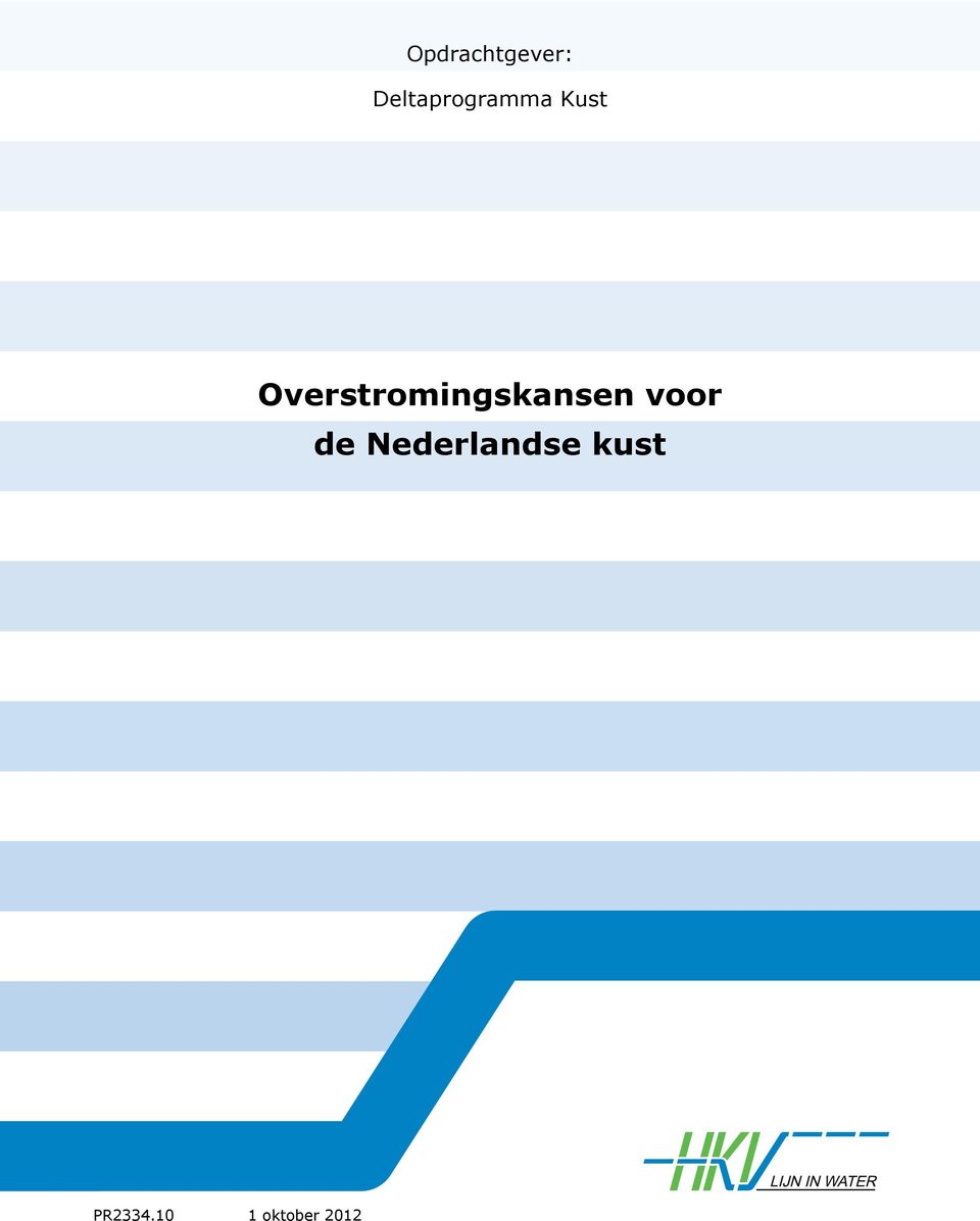 Overstromingskansen voor