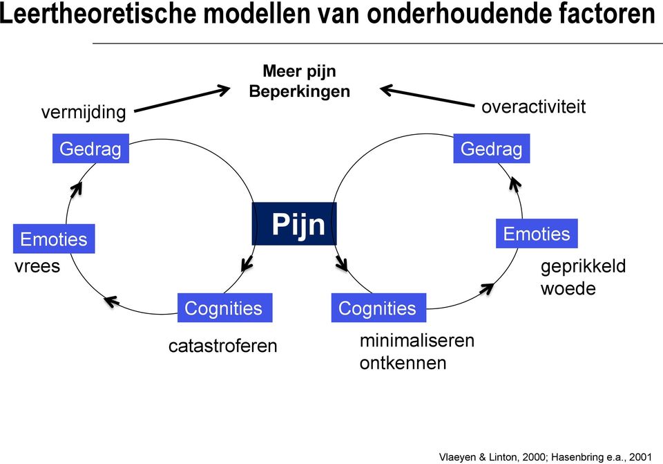 Emoties vrees Cognities Cognities geprikkeld woede catastroferen