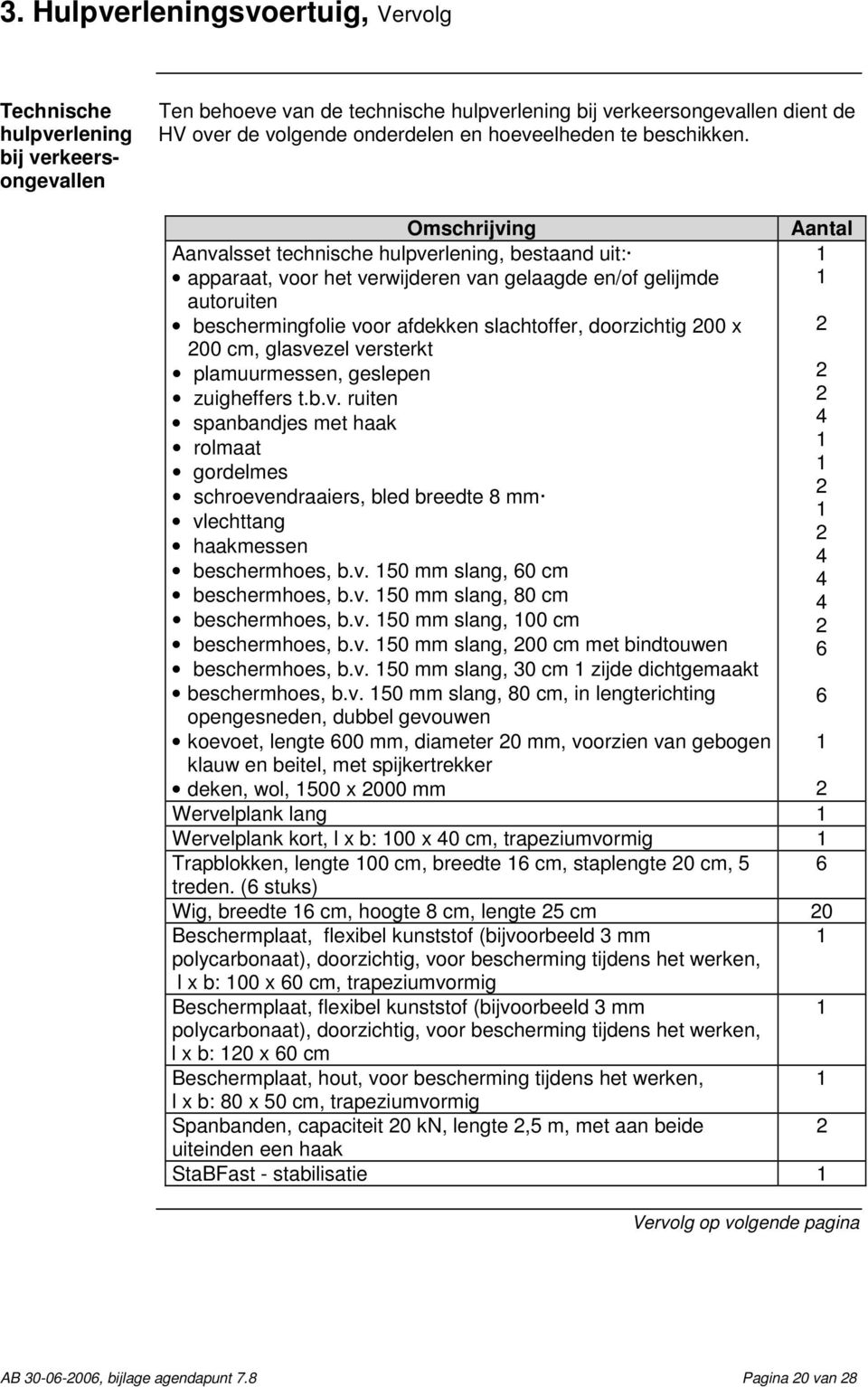 Omschrijving Aanvalsset technische hulpverlening, bestaand uit: apparaat, voor het verwijderen van gelaagde en/of gelijmde autoruiten beschermingfolie voor afdekken slachtoffer, doorzichtig 00 x 00