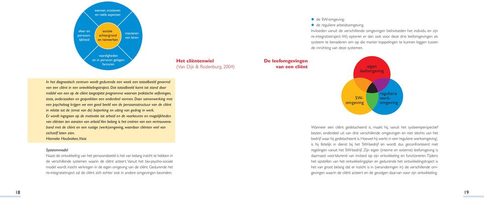 Wij opteren er dan ook voor deze drie leefomgevingen als systeem te benaderen om op die manier koppelingen te kunnen leggen tussen de inrichting van deze systemen.