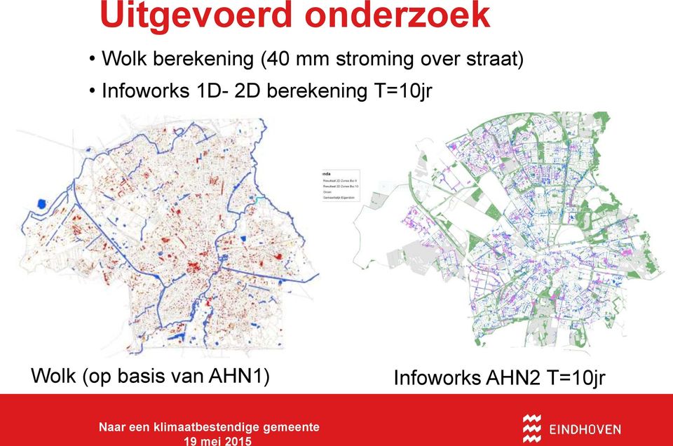 Infoworks 1D- 2D berekening T=10jr