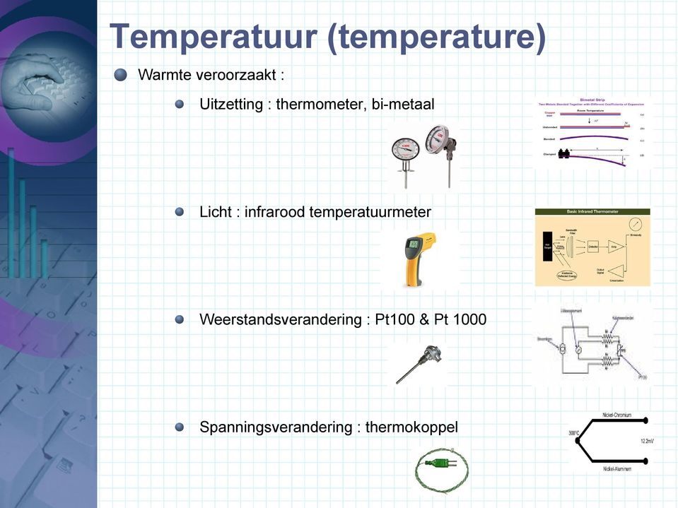 infrarood temperatuurmeter Weerstandsverandering