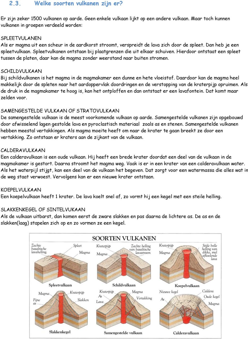 Spleetvulkanen ontstaan bij plaatgrenzen die uit elkaar schuiven. Hierdoor ontstaat een spleet tussen de platen, daar kan de magma zonder weerstand naar buiten stromen.