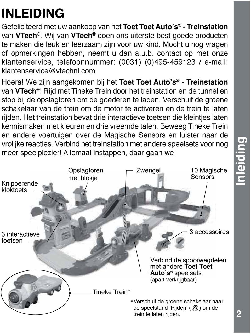 We zijn aangekomen bij het Toet Toet Auto s - Treinstation van VTech! Rijd met Tineke Trein door het treinstation en de tunnel en stop bij de opslagtoren om de goederen te laden.