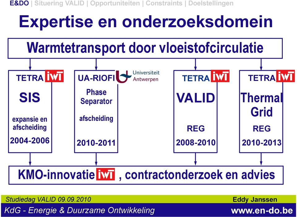 afscheiding 2004-2006 Phase Separator afscheiding 2010-2011 VALID