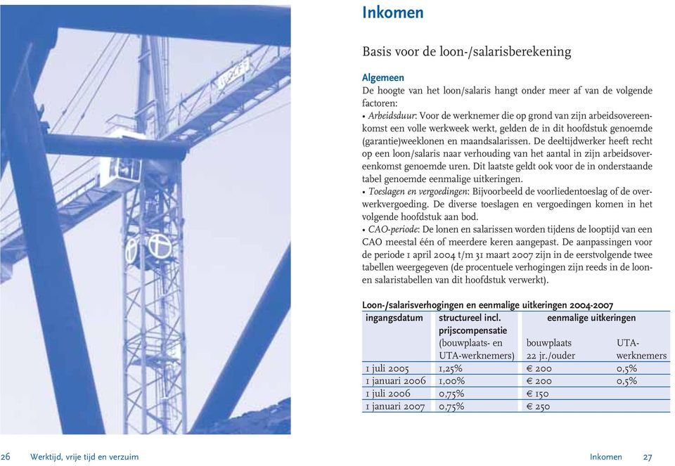 De deeltijdwerker heeft recht op een loon/salaris naar verhouding van het aantal in zijn arbeidsovereenkomst genoemde uren.