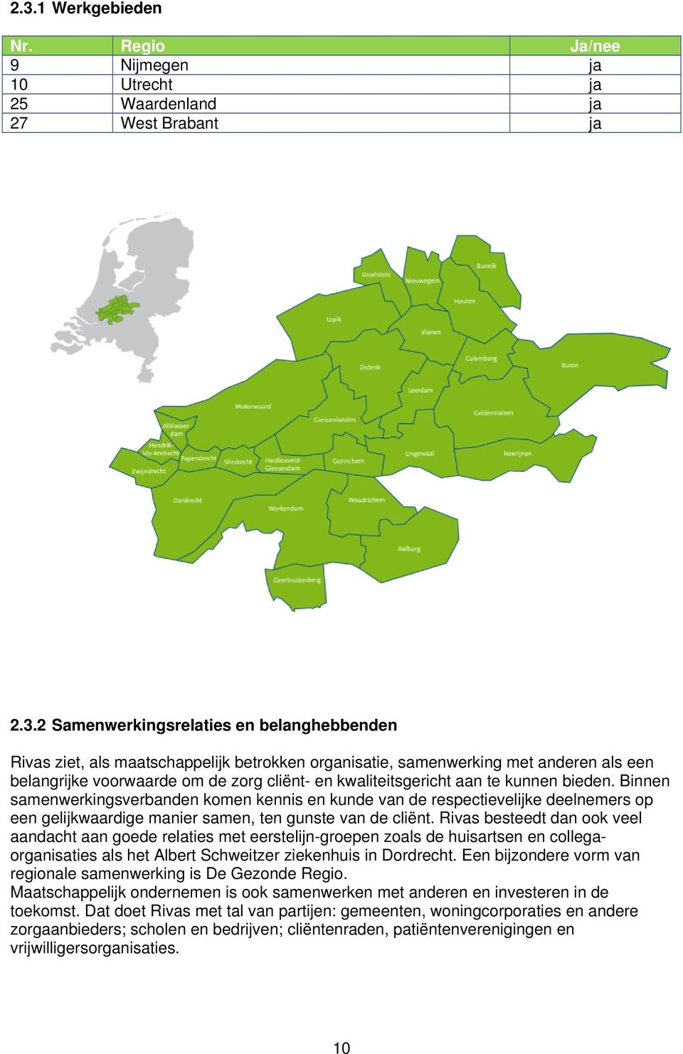 Binnen samenwerkingsverbanden komen kennis en kunde van de respectievelijke deelnemers op een gelijkwaardige manier samen, ten gunste van de cliënt.