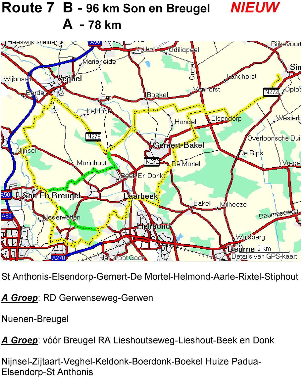 RD Gerwenseweg-Gerwen Nuenen-Breugel A Groep: vóór Breugel RA