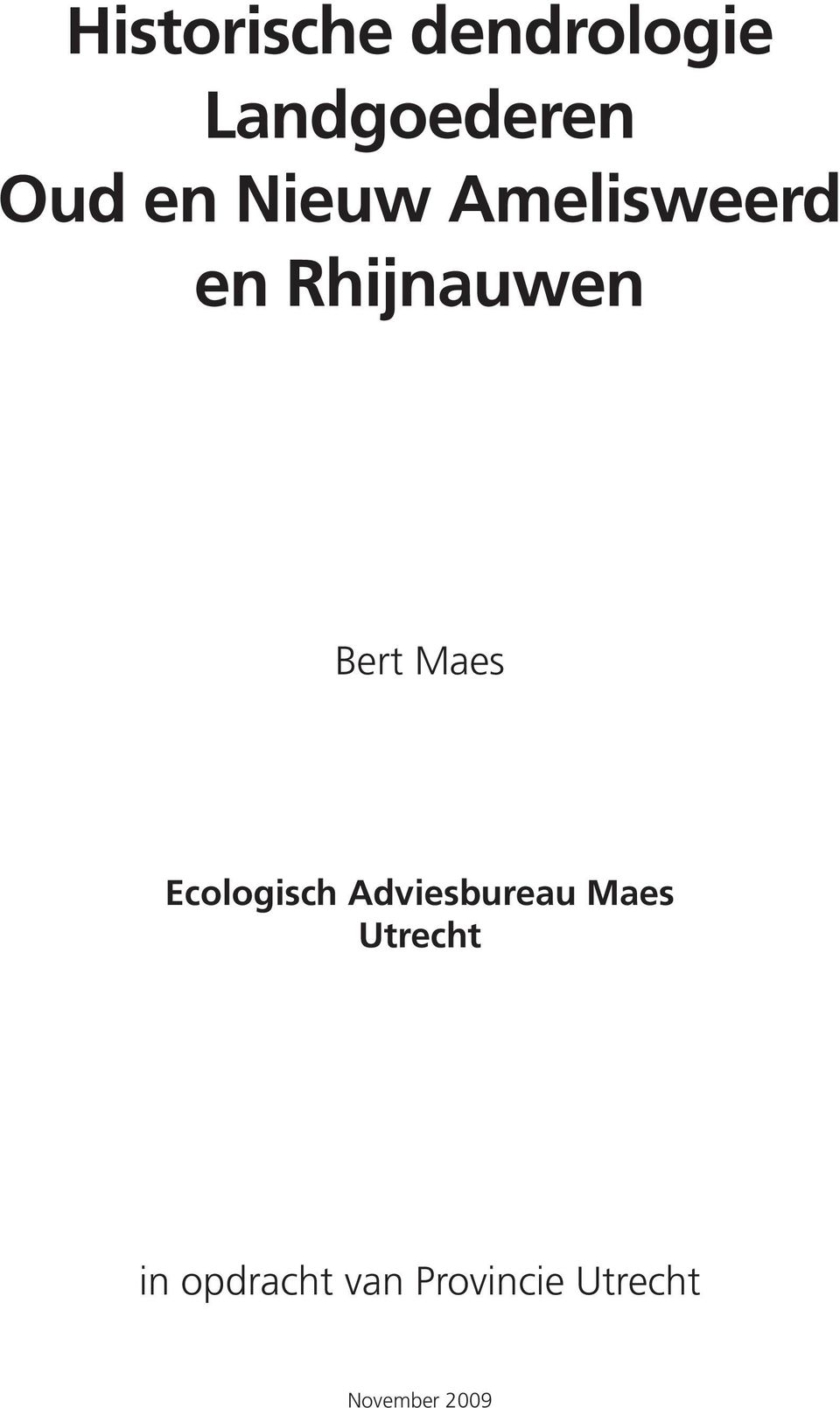 Maes Ecologisch Adviesbureau Maes Utrecht