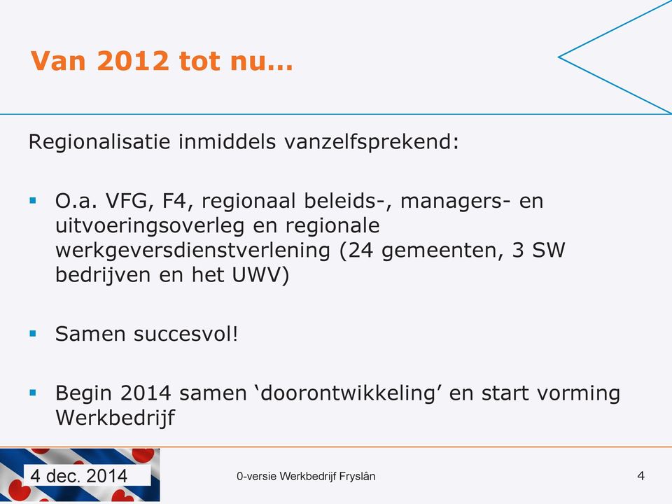 (24 gemeenten, 3 SW bedrijven en het UWV) Samen succesvol!