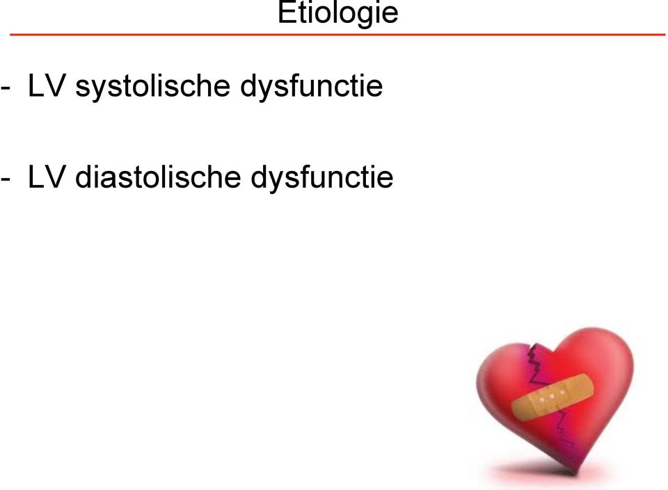 dysfunctie - LV