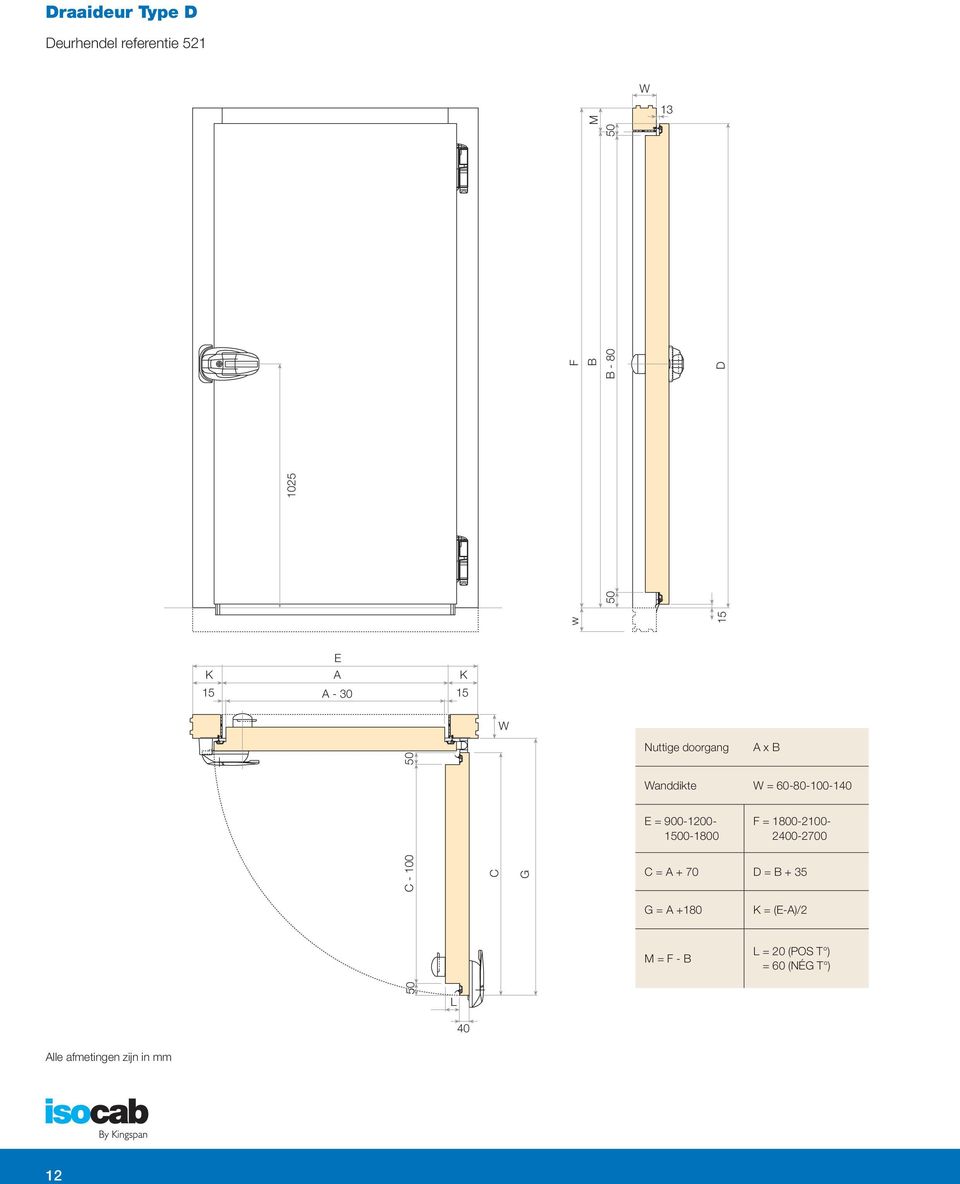 1500-1800 F = 1800-2100- 2400-2700 C - 100 C G C = A + 70 D = B + 35 G = A +180 K