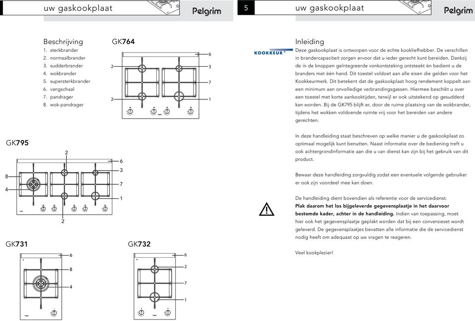 wokbrander 2 3 de in de knoppen geïntegreerde vonkontsteking ontsteekt èn bedient u de branders met één hand. Dit toestel voldoet aan alle eisen die gelden voor het 5. supersterkbrander 6.