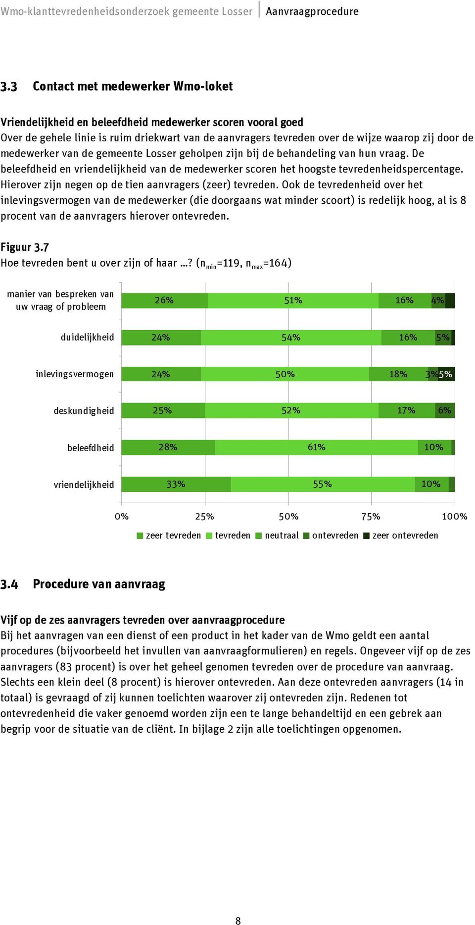 de gemeente Lsser gehlpen zijn bij de behandeling van hun vraag. De beleefdheid en vriendelijkheid van de medewerker scren het hgste tevredenheidspercentage.