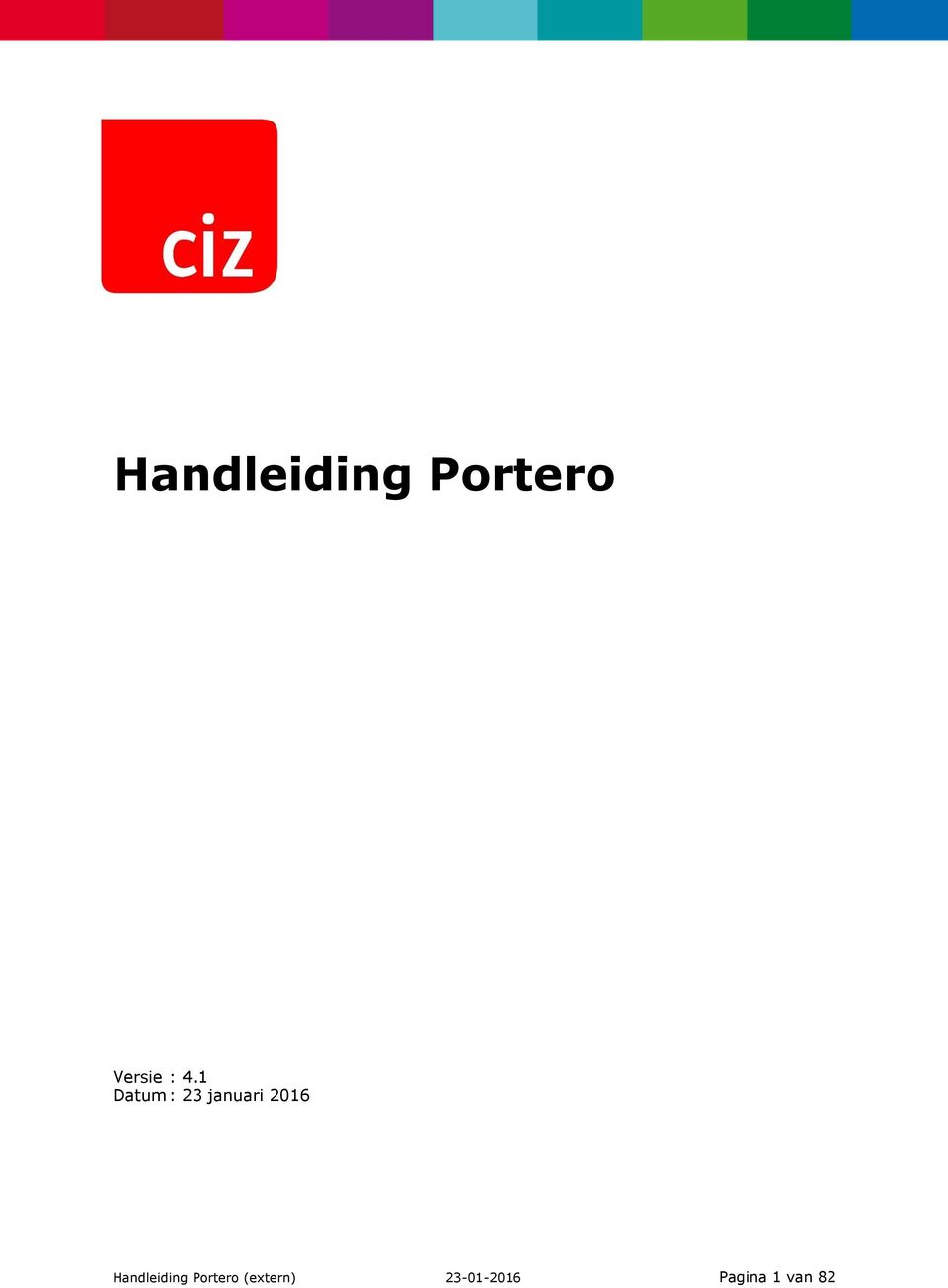 2016 Handleiding Portero