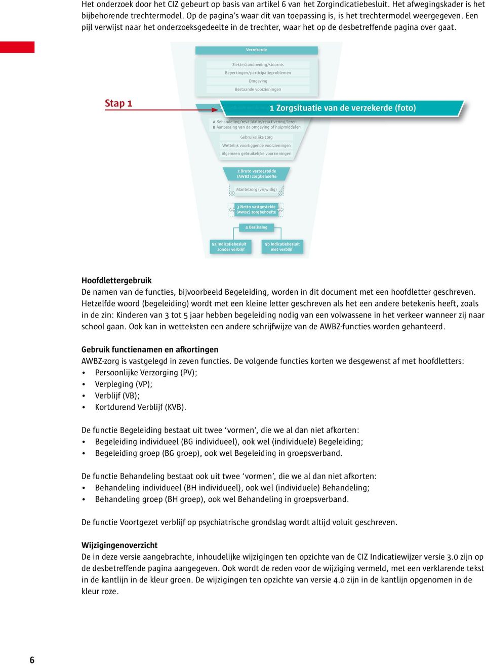 Verzekerde Stap 1 Ziekte/aandoening/stoornis Beperkingen/participatieproblemen Omgeving Bestaande voorzieningen 1 Zorgsituatie van de verzekerde (foto) 1 Zorgsituatie van de verzekerde (foto) A