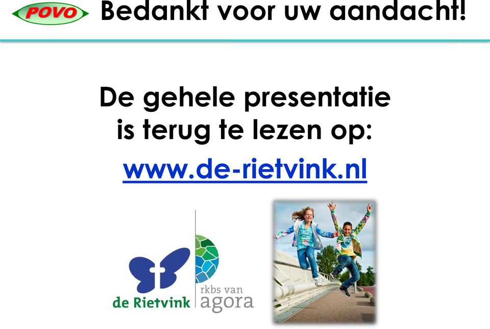 De gehele presentatie