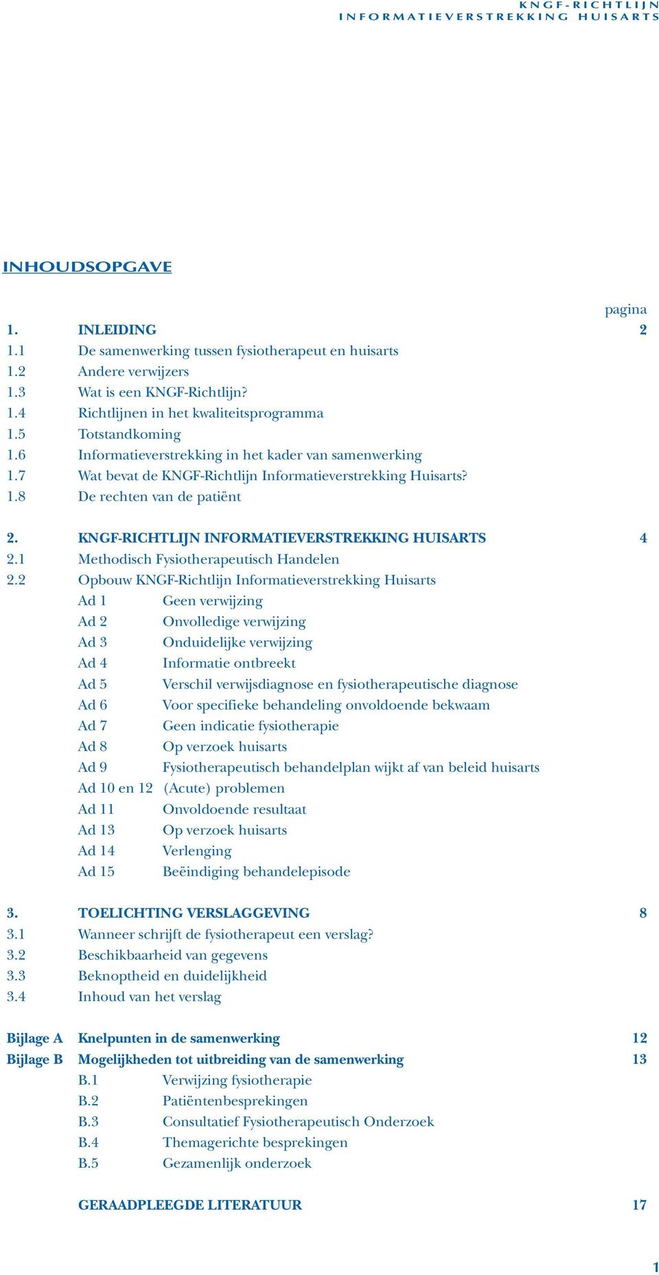 1 Methodisch Fysiotherapeutisch Handelen 2.