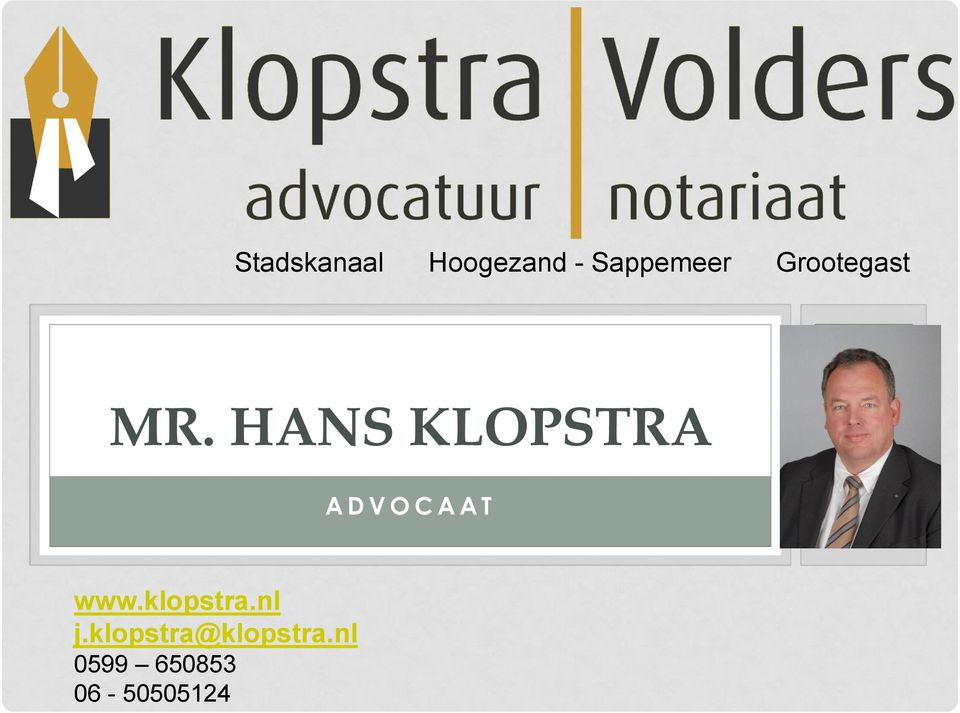 nl j.klopstra@klopstra.