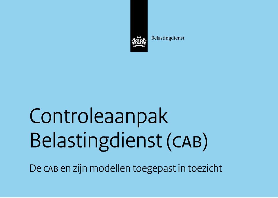 CAB en zijn modellen