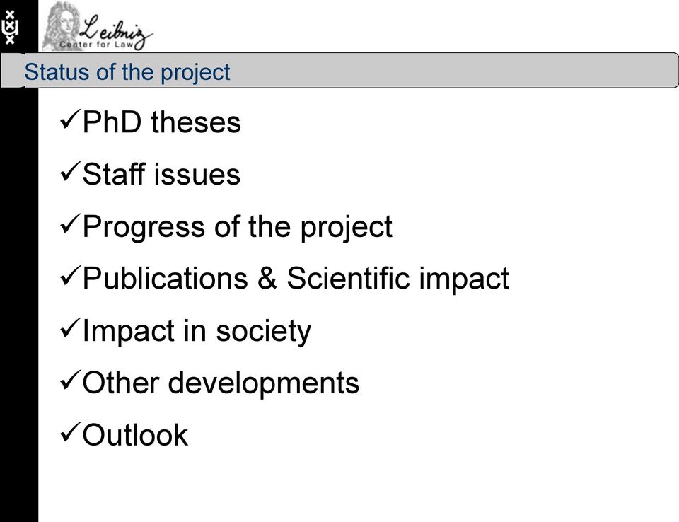 Publications & Scientific impact