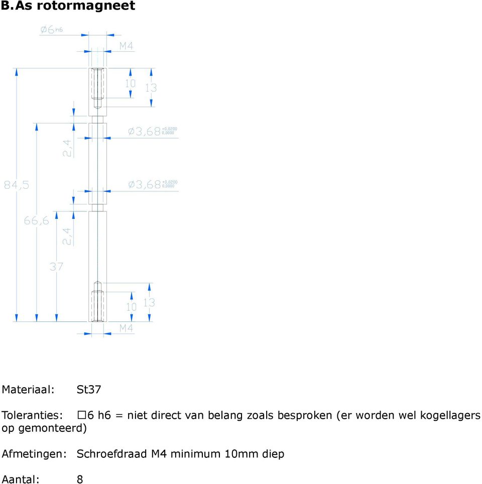 (er worden wel kogellagers op