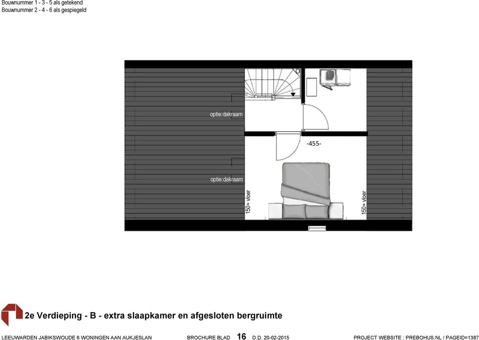 optie:dakraam 2e Verdieping -