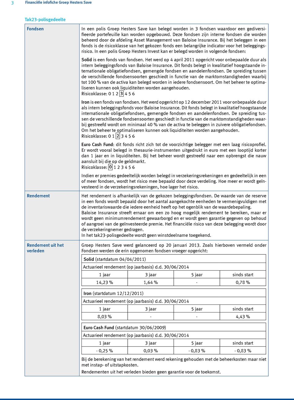 Bij het beleggen in een fonds is de risicoklasse van het gekozen fonds een belangrijke indicator voor het beleggingsrisico.