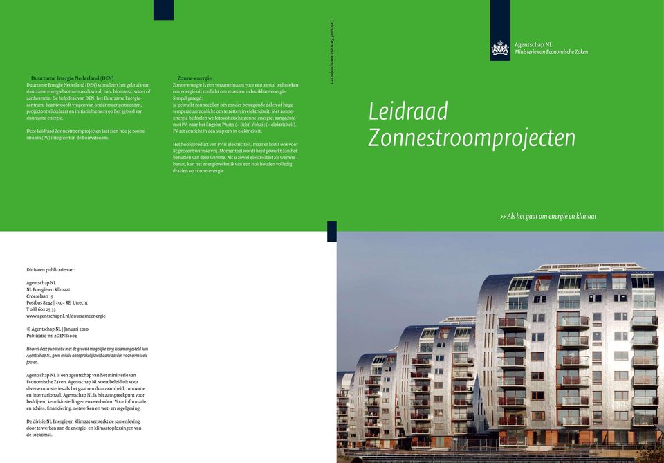 Deze Leidraad Zonnestroomprojecten laat zien hoe je zonnestroom (PV) integreert in de bouwstroom.