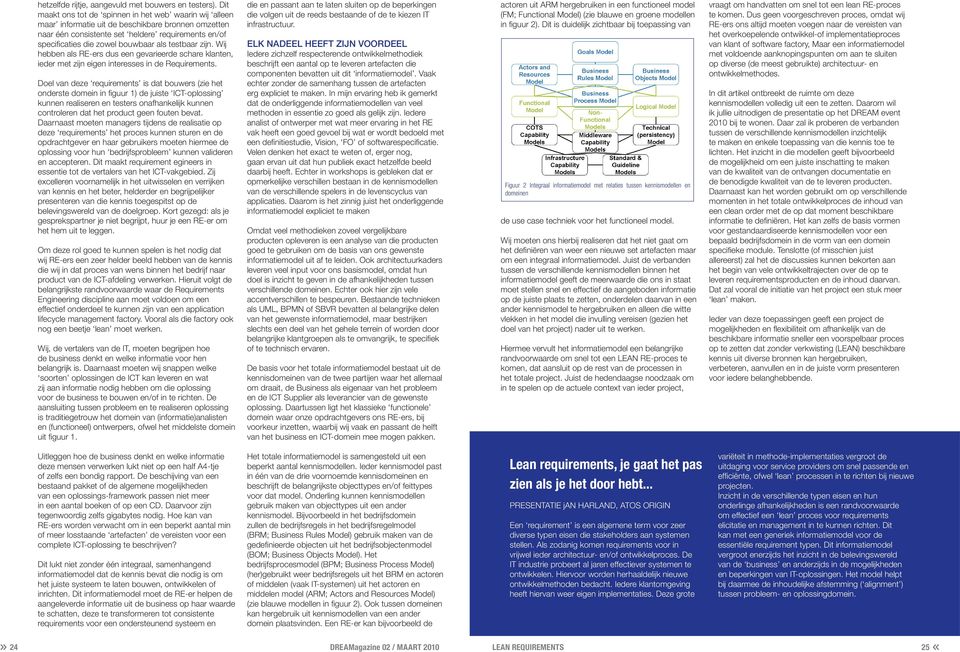 testbaar zijn. Wij hebben als RE-ers dus een gevarieerde schare klanten, ieder met zijn eigen interesses in de Requirements.