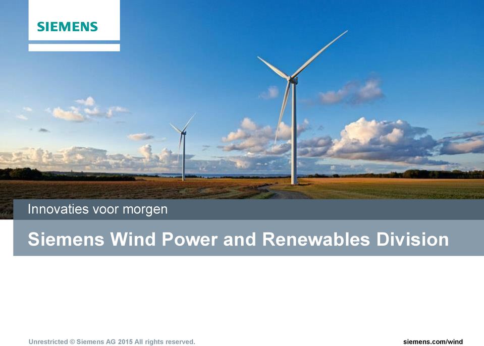 Division Unrestricted Siemens AG