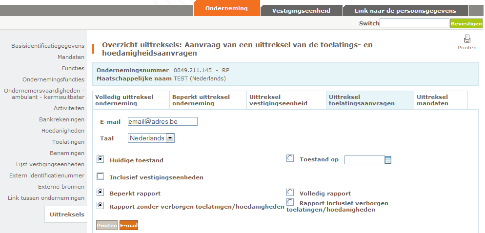 De voorwaarden scheppen voor een competitieve, duurzame en evenwichtige werking van de goederen- en dienstenmarkt in België. 4.2.14.