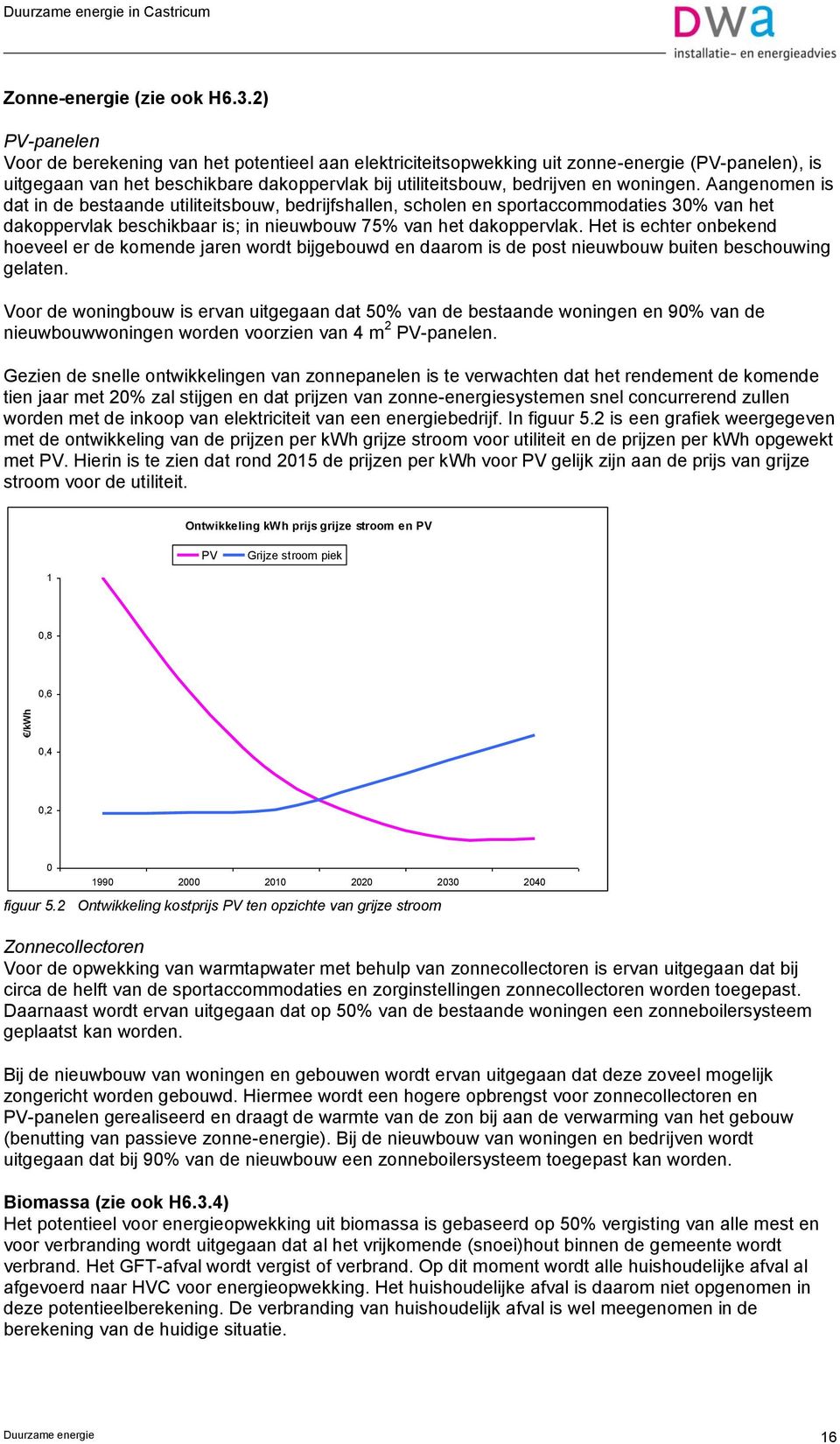 Aangenomen is dat in de bestaande utiliteitsbouw, bedrijfshallen, scholen en sportaccommodaties 30% van het dakoppervlak beschikbaar is; in nieuwbouw 75% van het dakoppervlak.