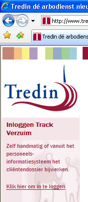 nl Aan de linkerkant van het scherm ziet u een rood vak 'Inloggen Track Verzuim'. Klik op de link ❶ om in te loggen. 4.2 Vul uw wachtwoord in U komt in een welkomstscherm.