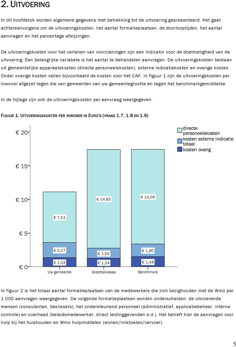 De uitvoeringskosten voor het verlenen van voorzieningen zijn een indicator voor de doelmatigheid van de uitvoering. Een belangrijke variabele is het aantal te behandelen aanvragen.