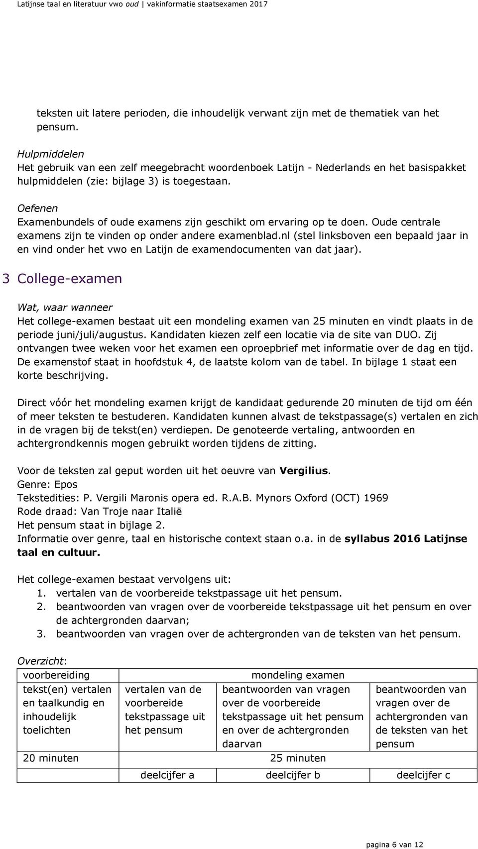 Oefenen Examenbundels of oude examens zijn geschikt om ervaring op te doen. Oude centrale examens zijn te vinden op onder andere examenblad.