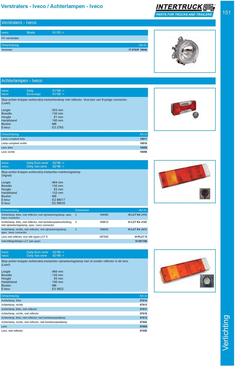 Voorzien van 6-polige connector.