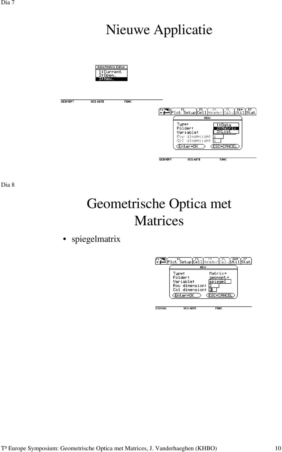 spiegelmatri T³ Europe Symposium: