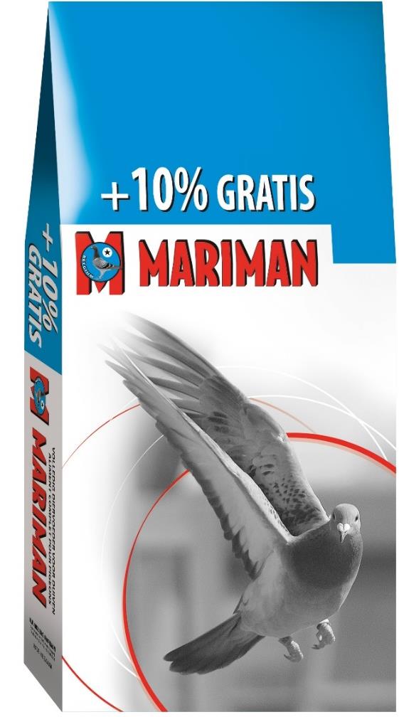 Mariman Standard Rui: Promo + 10% Promonr. 411736 + 10% GRATIS Ideale ruimengeling. Ideaal in combinatie met Succes Corn I.C.+. Franse premium cribs mais...22 % Maple peas...4 % Dun peas.